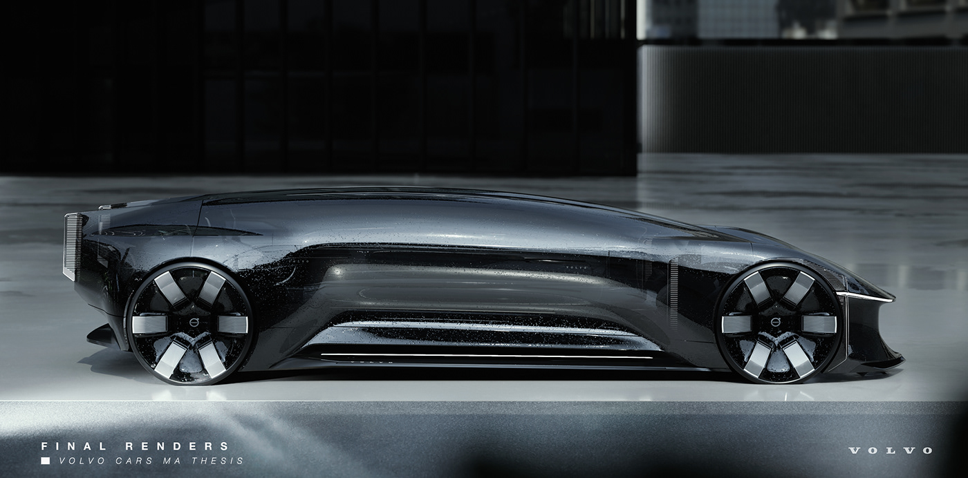 Sports car，Volvo，cgi，sketch，Volvo Haven，