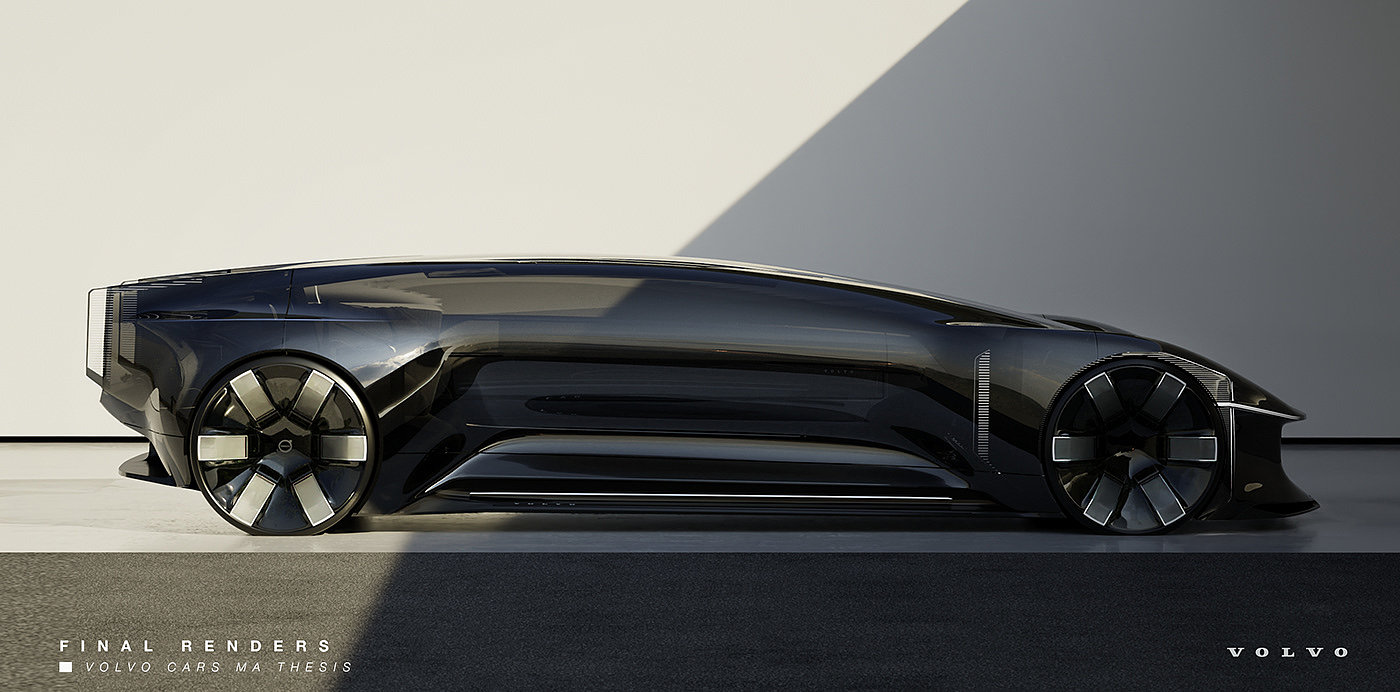 Sports car，Volvo，cgi，sketch，Volvo Haven，