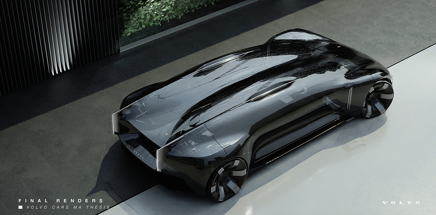 Sports car，Volvo，cgi，sketch，Volvo Haven，