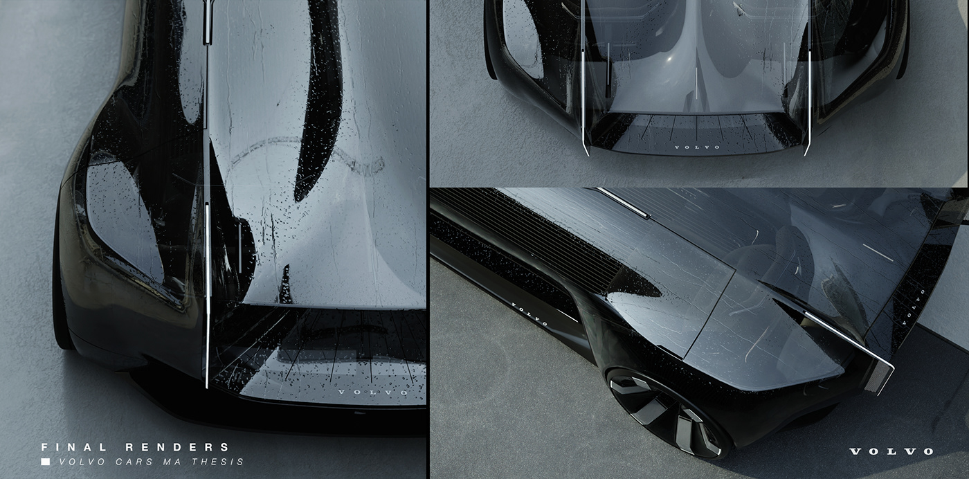 Sports car，Volvo，cgi，sketch，Volvo Haven，