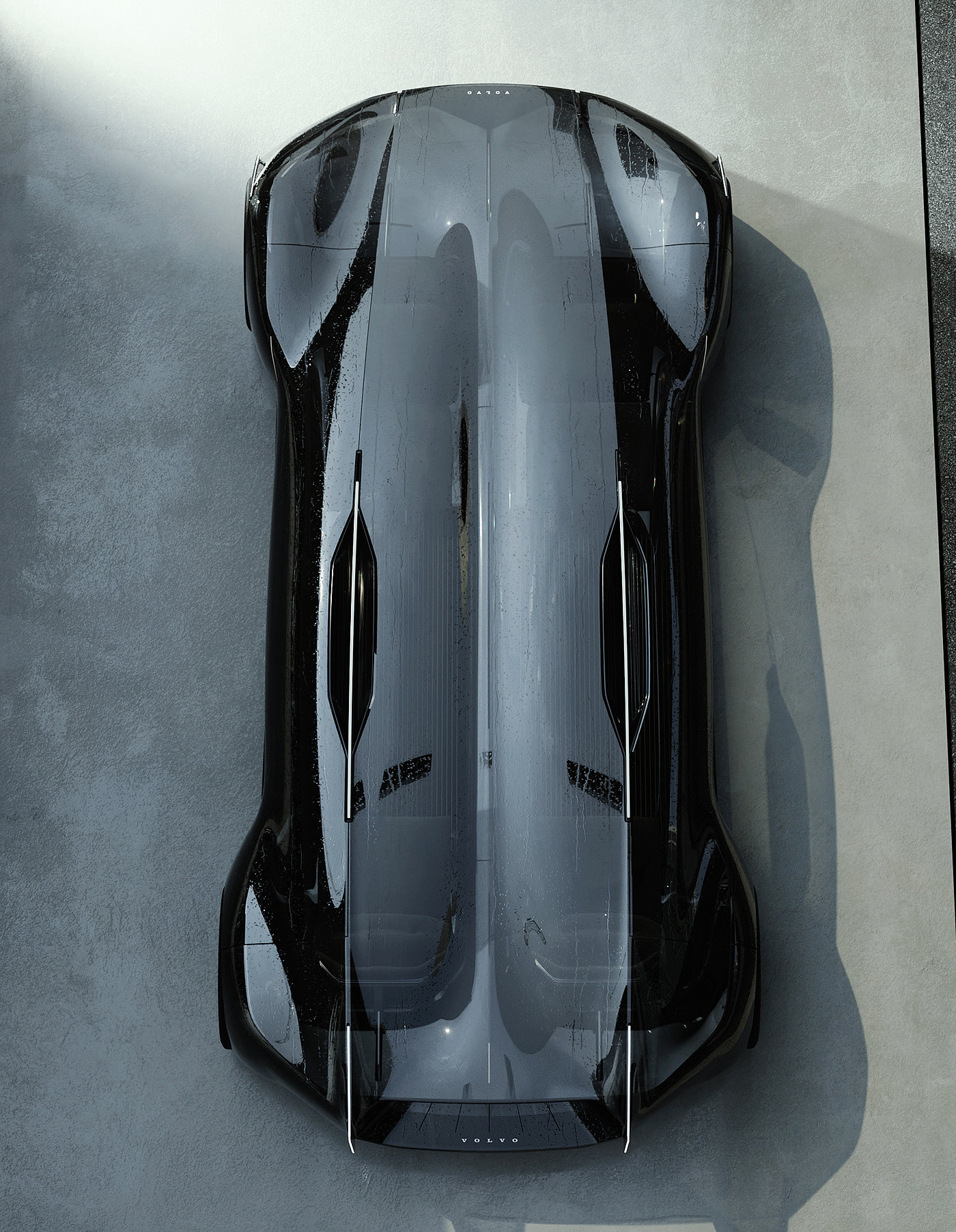 Sports car，Volvo，cgi，sketch，Volvo Haven，