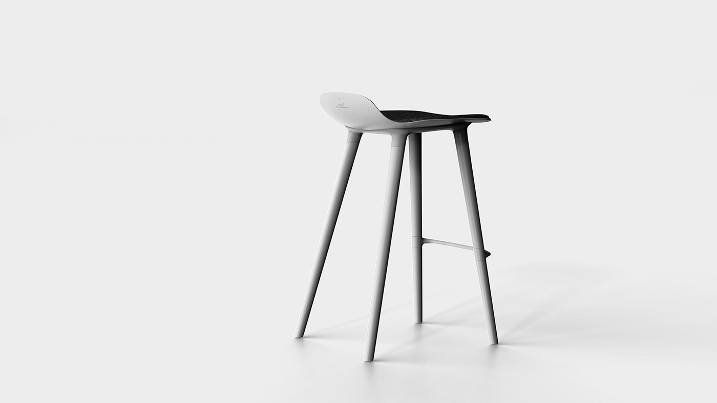 chair，Recycled plastics，Simplicity，