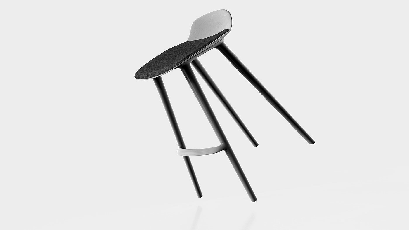 chair，Recycled plastics，Simplicity，