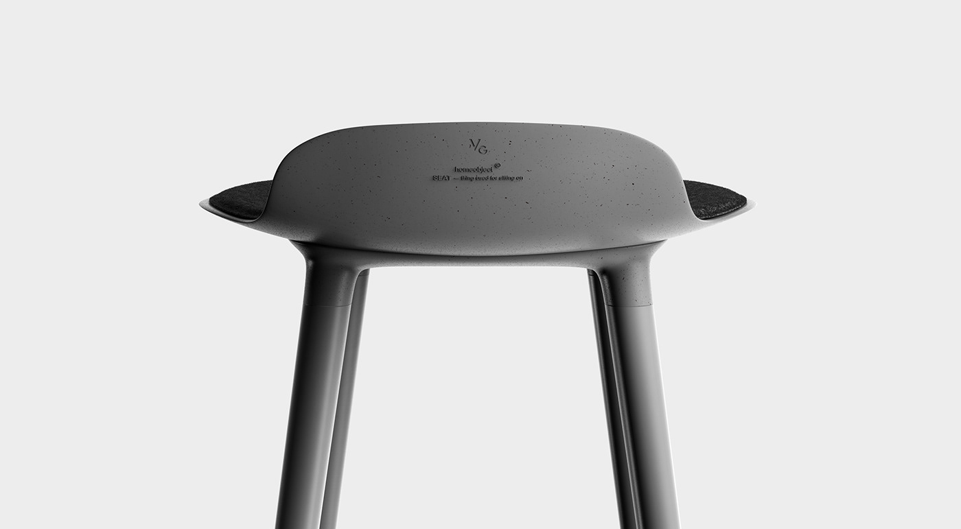 chair，Recycled plastics，Simplicity，