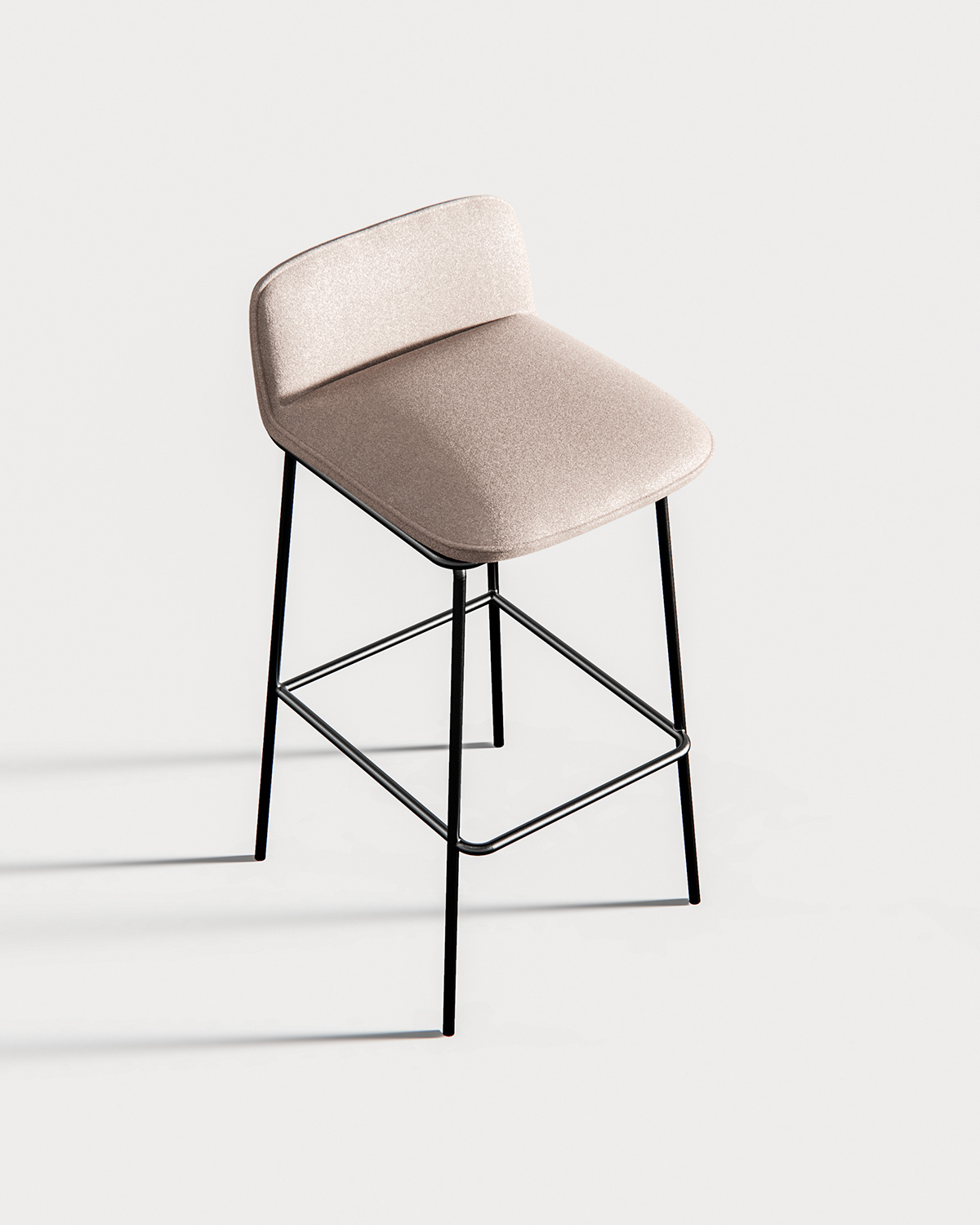 chair，Stool，Metal，cgi，comfortable，