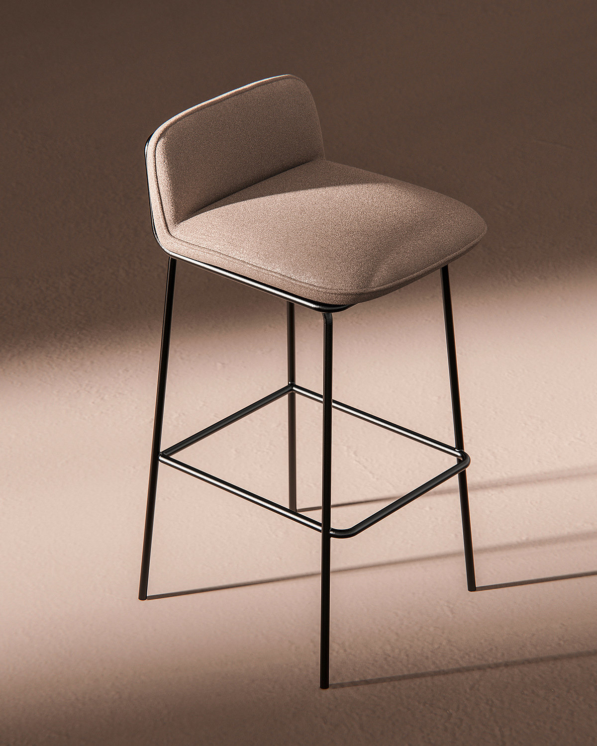 chair，Stool，Metal，cgi，comfortable，