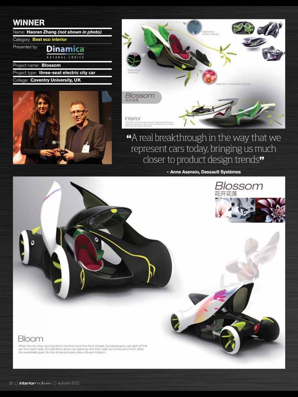 two thousand and twelve，magazine，Automotive interior，