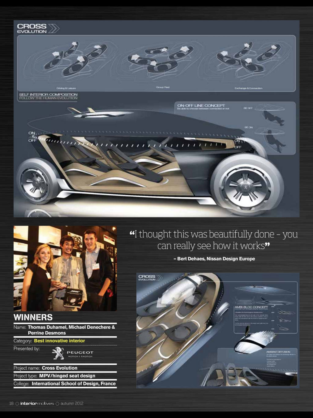 two thousand and twelve，magazine，Automotive interior，