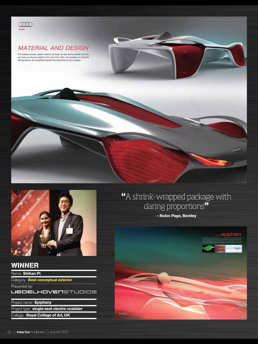 two thousand and twelve，magazine，Automotive interior，