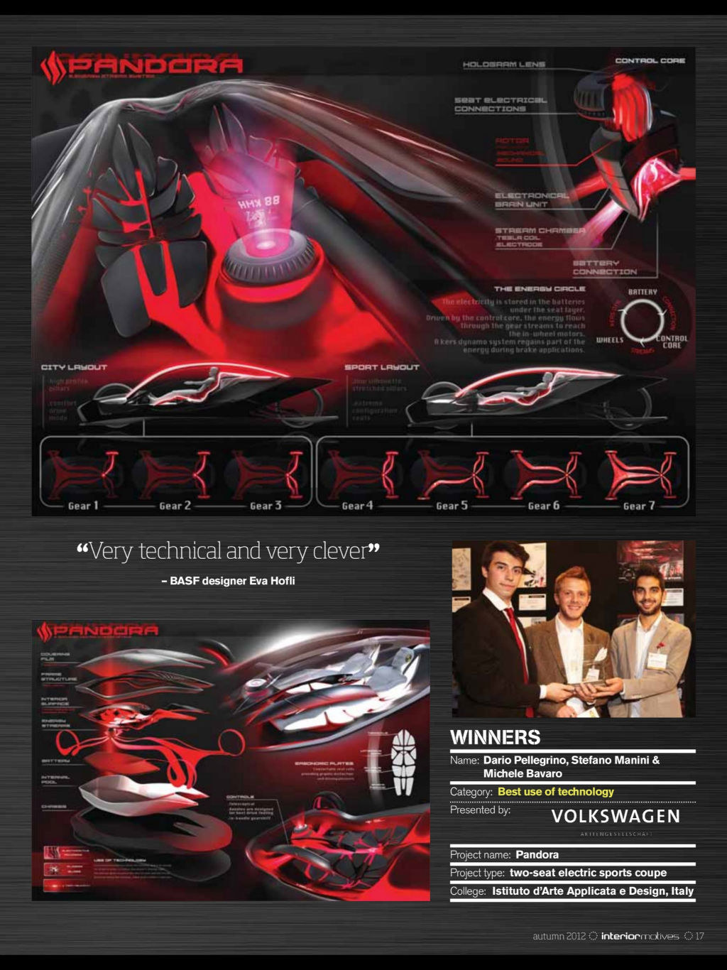 two thousand and twelve，magazine，Automotive interior，
