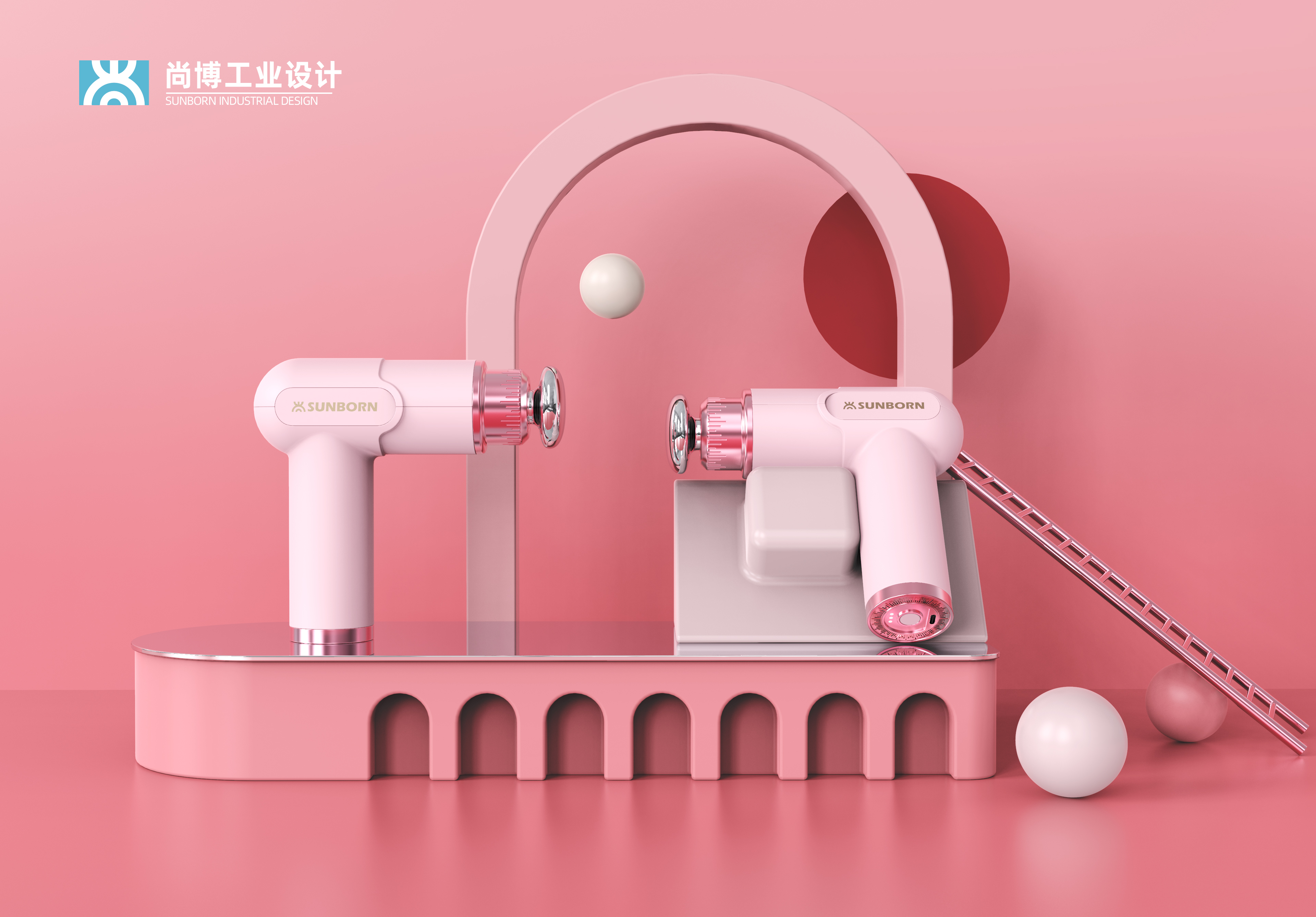 Fascia gun，Mini fascia gun，Fitness Equipment，female sex，