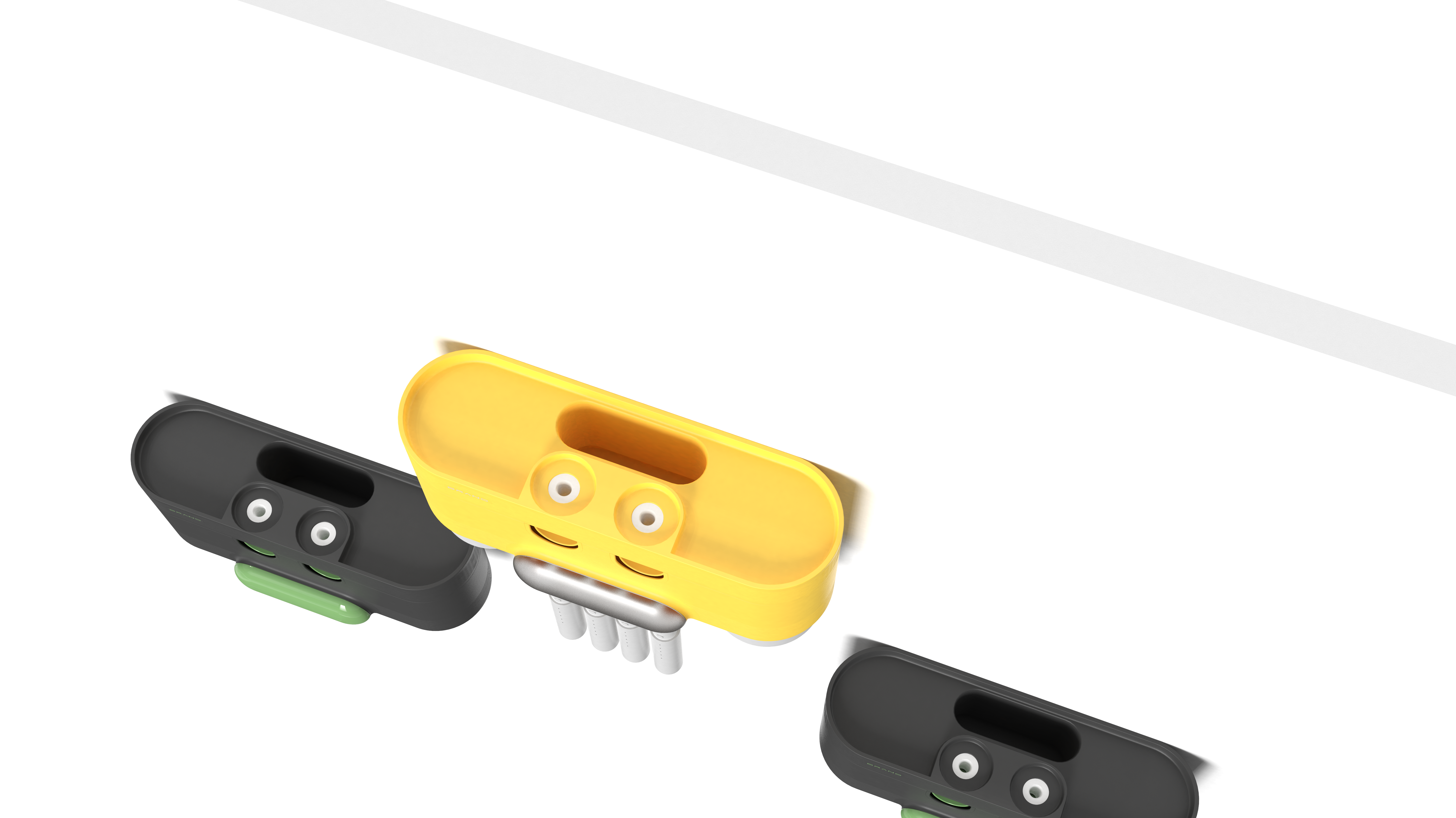 Sausage little yellow man with glasses，