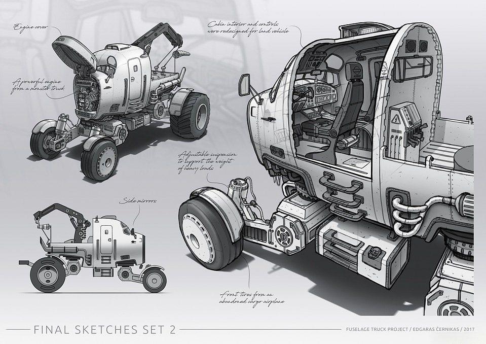 Collection，Concept Car，Hand drawn，