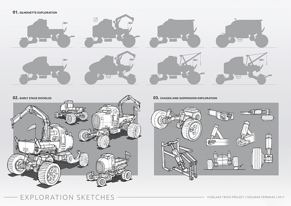 Collection，Concept Car，Hand drawn，