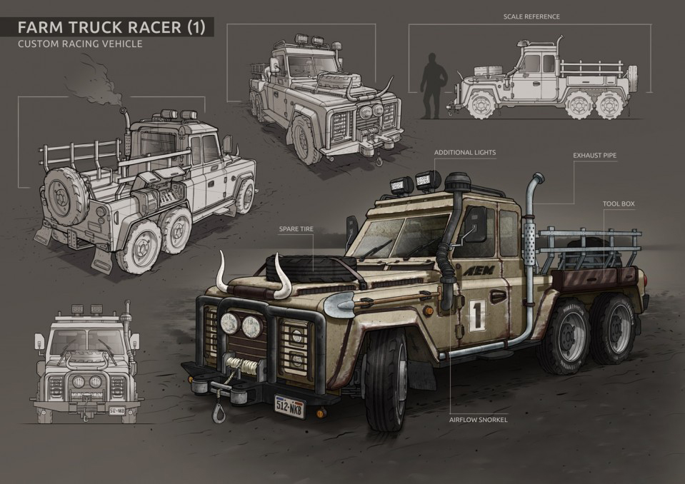 Collection，Concept Car，Hand drawn，