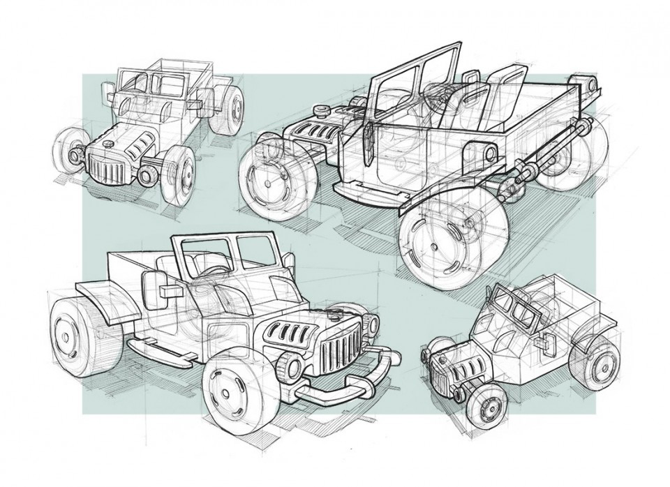 Collection，Concept Car，Hand drawn，