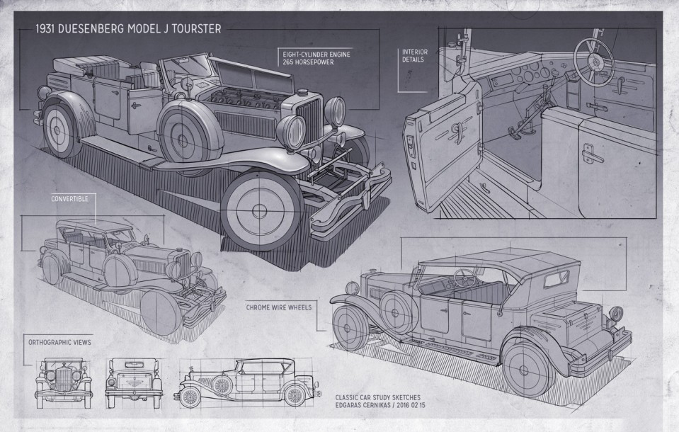 Collection，Concept Car，Hand drawn，