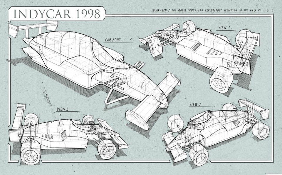Collection，Concept Car，Hand drawn，