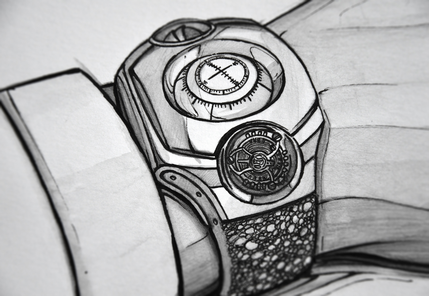 Little picture book of the great God，Wrist watch，Hand drawn，