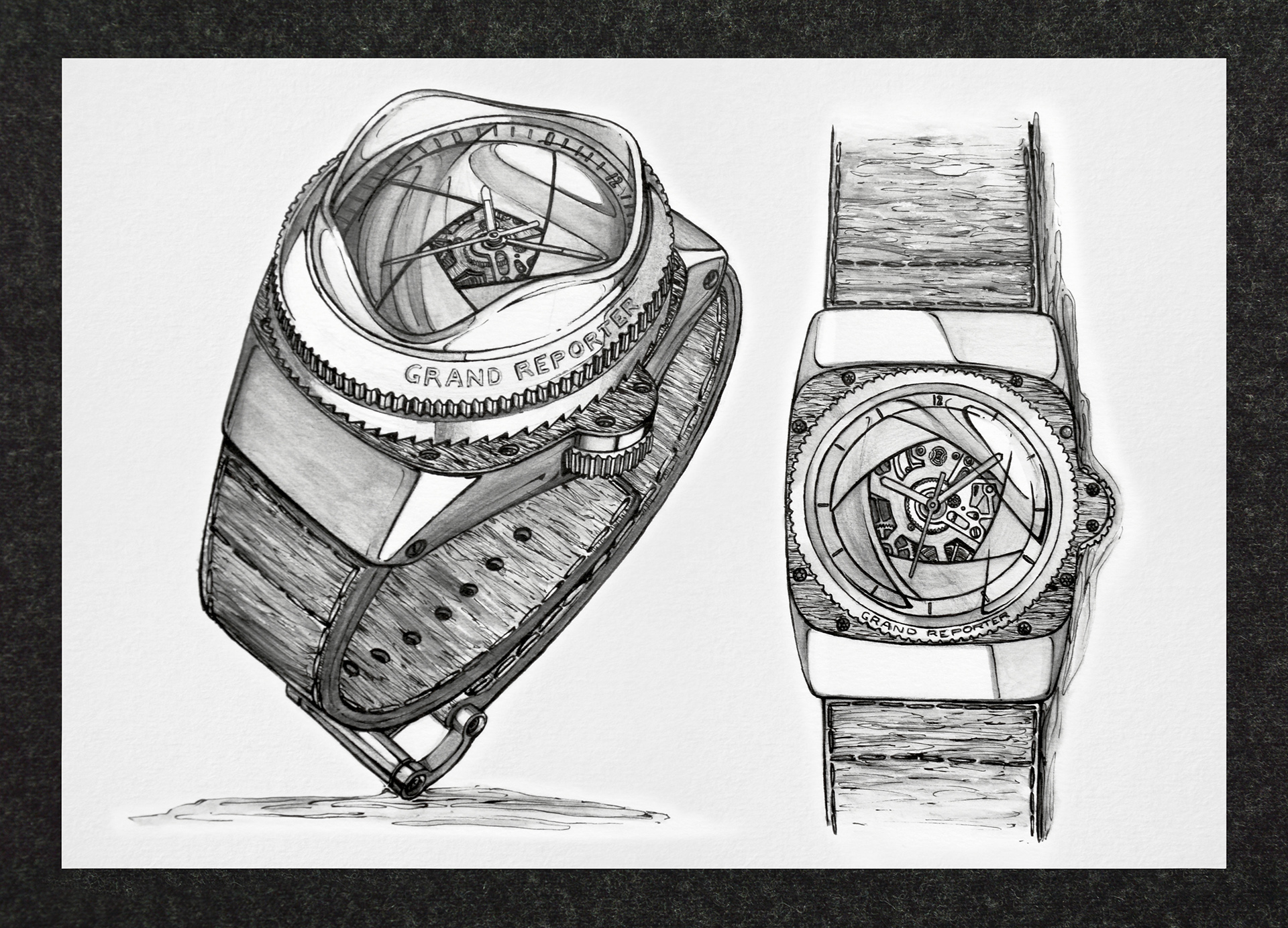 Little picture book of the great God，Wrist watch，Hand drawn，