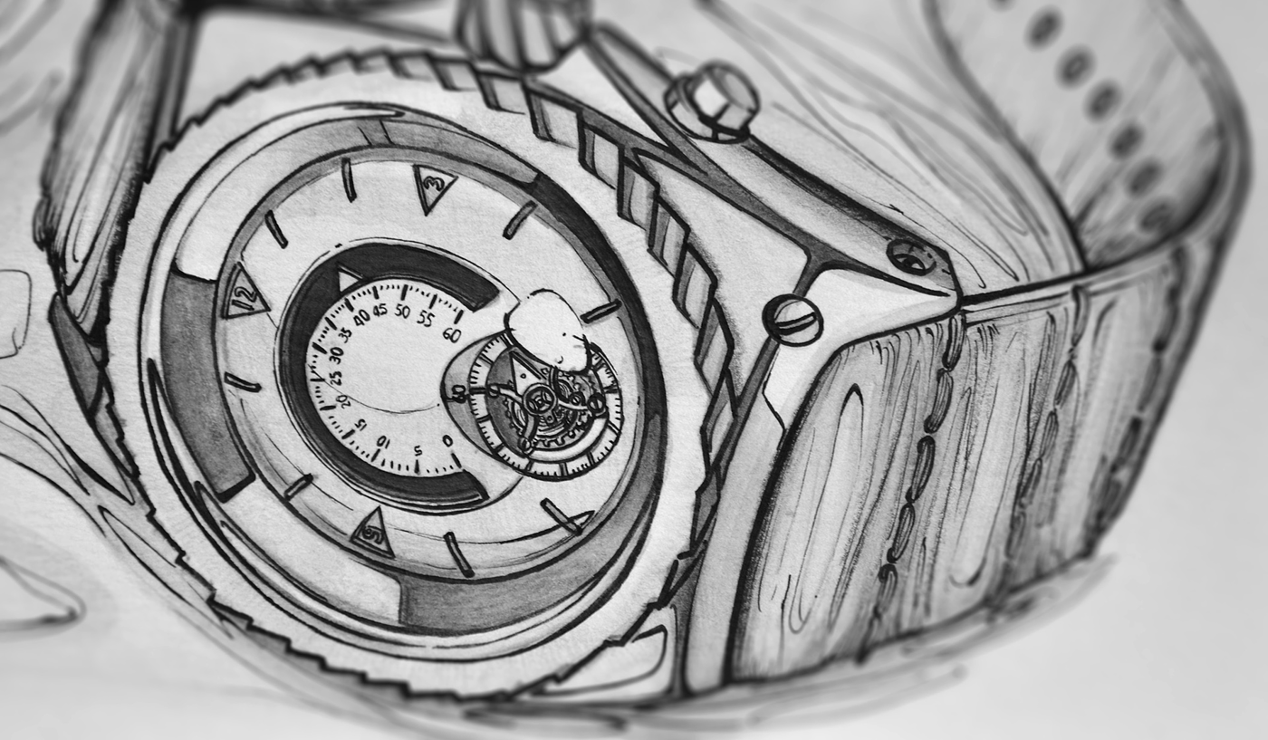 Little picture book of the great God，Wrist watch，Hand drawn，