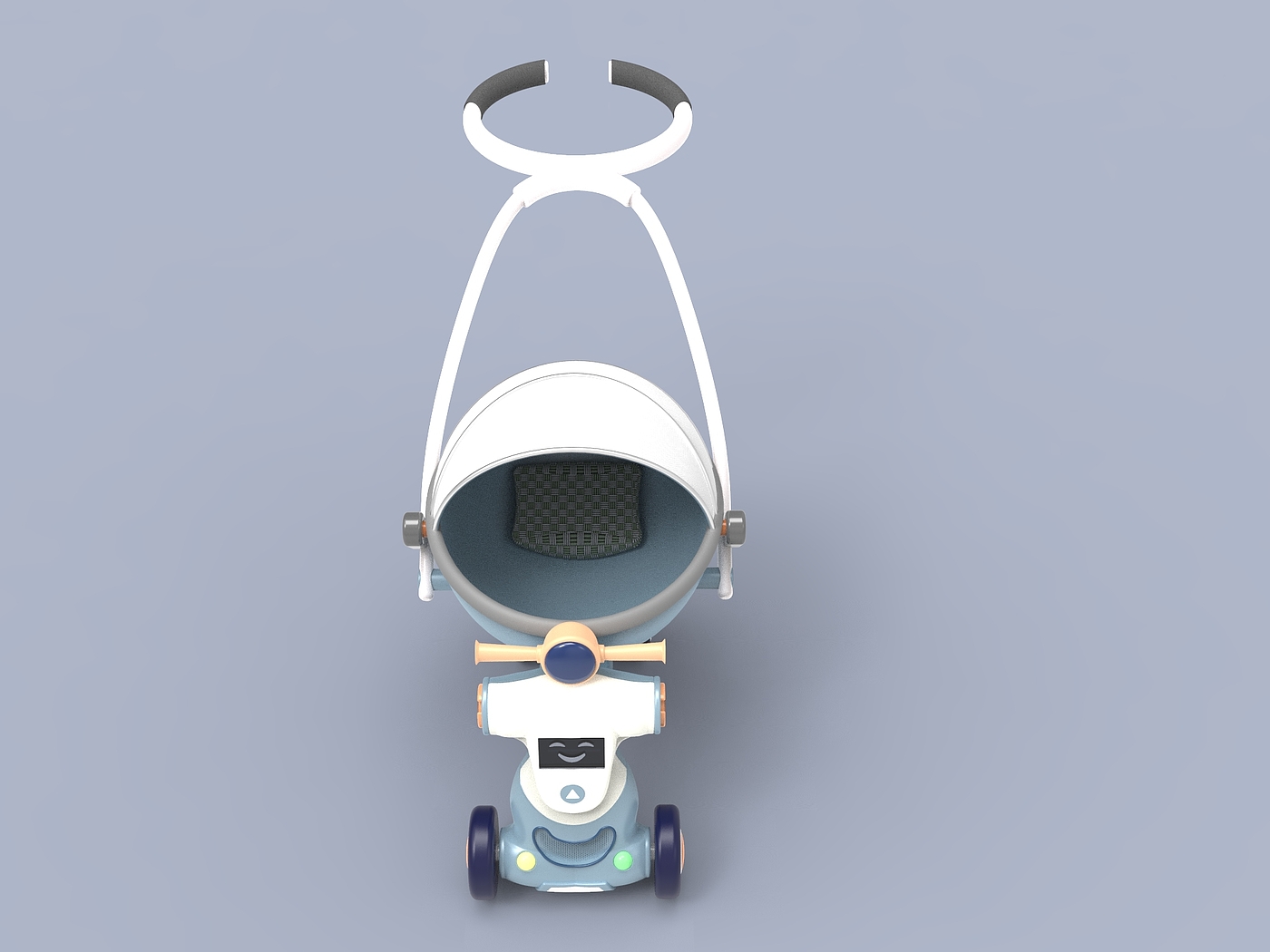 Stroller, model, rendering，