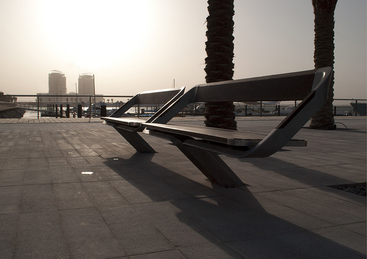 outdoors，bench，Rest stool，