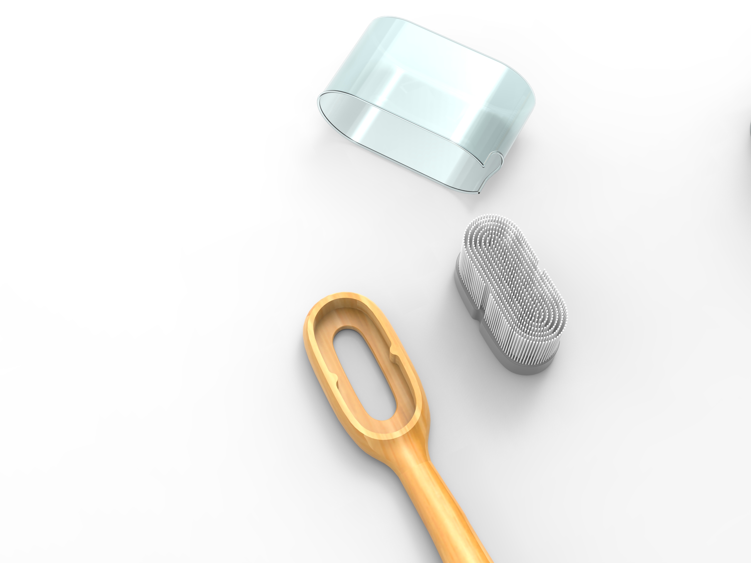 Toothbrush, environmental protection, portable，