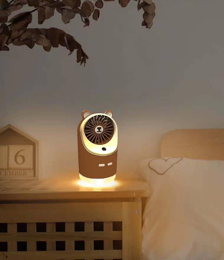 Humidifier, night light，