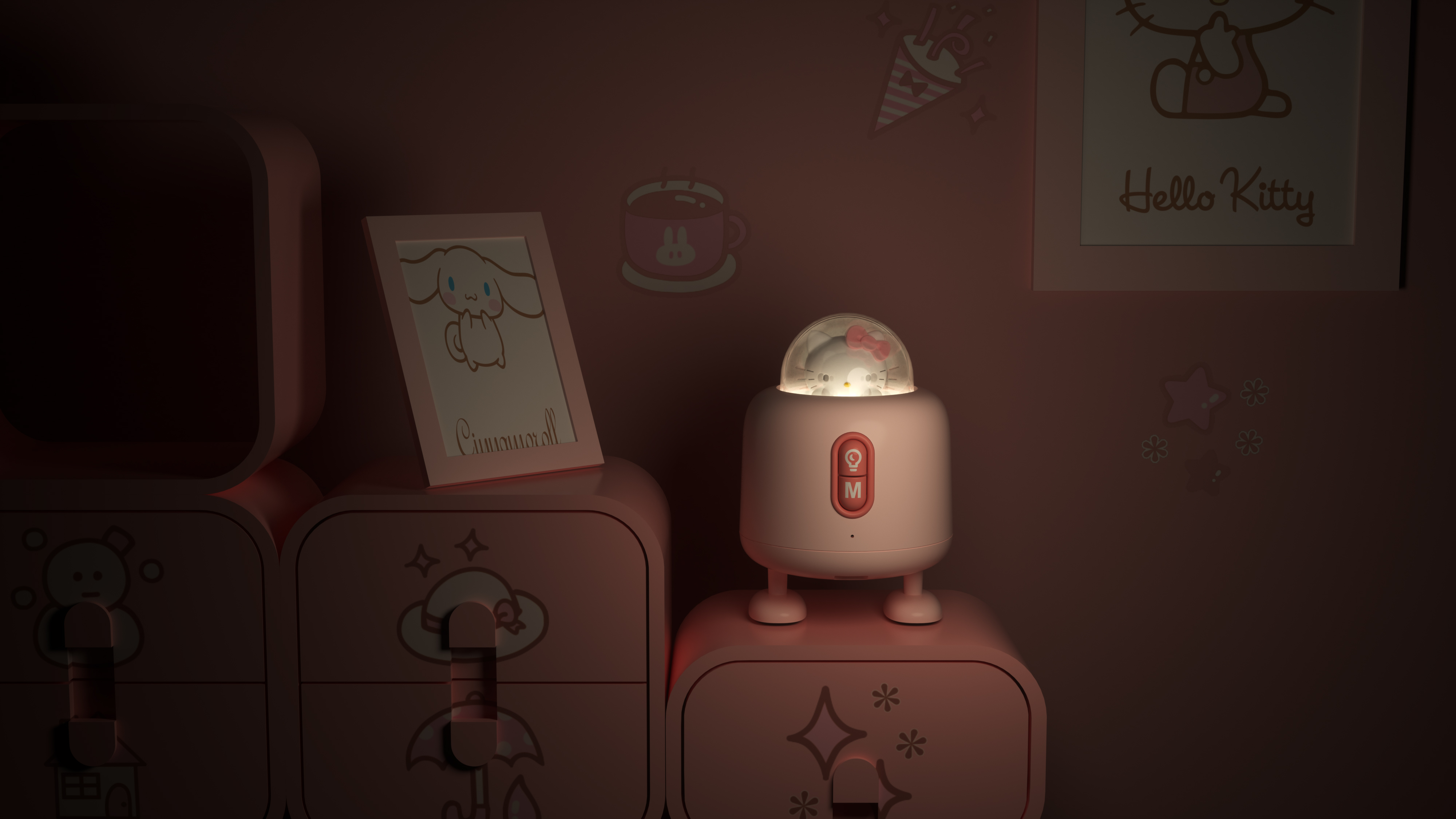 Bluetooth Speaker ，Hello Kitty，IP products，Night light，