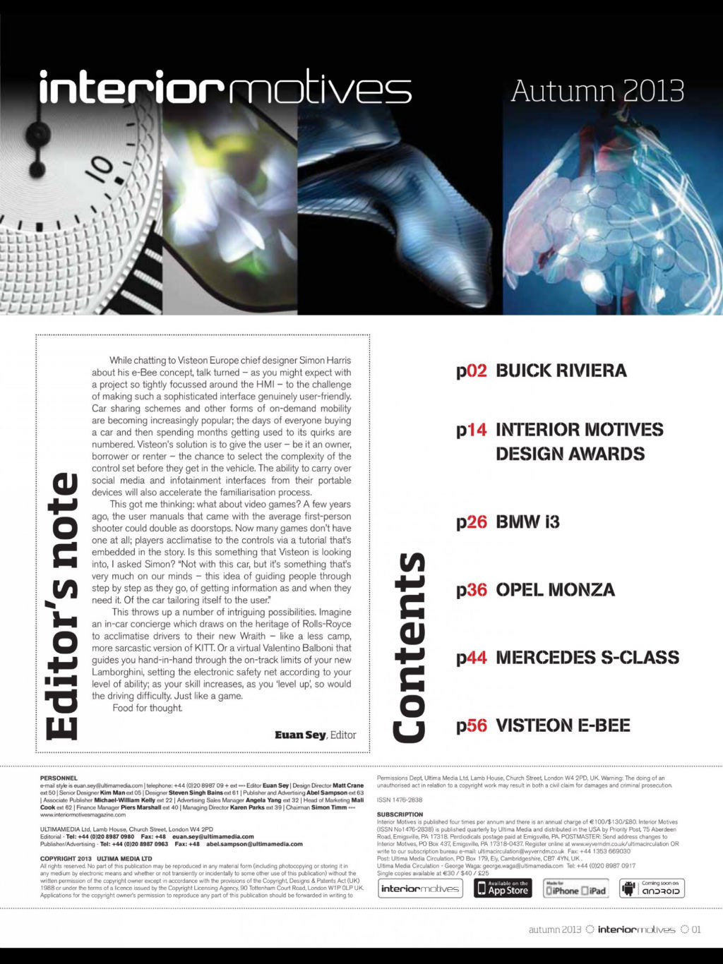 Automotive interior，magazine，two thousand and thirteen，