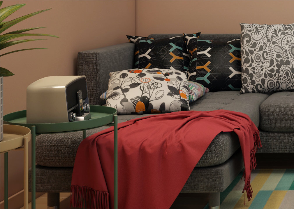 Retro house interior design - 普象网