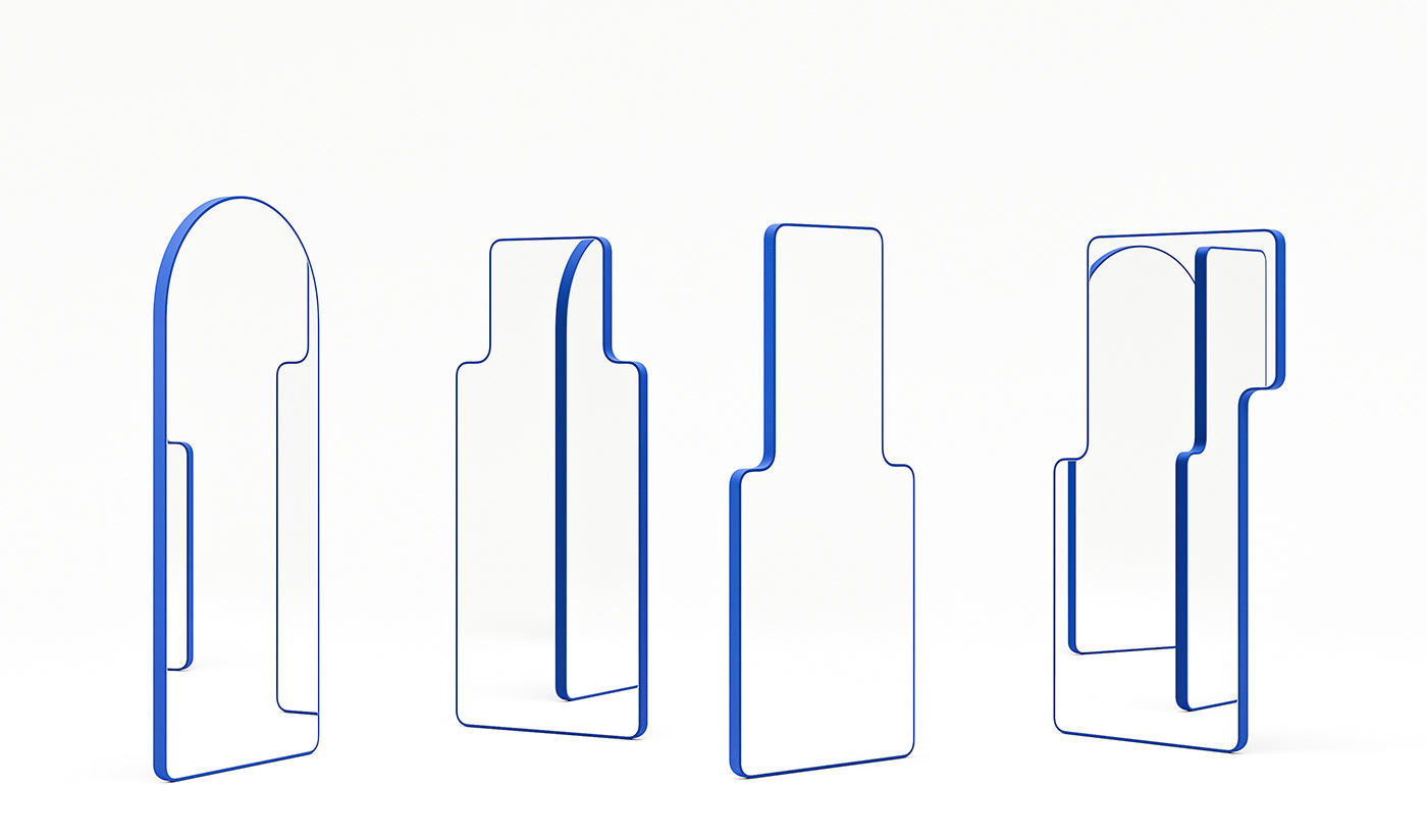 mirror，presbyopic glasses，decorate，