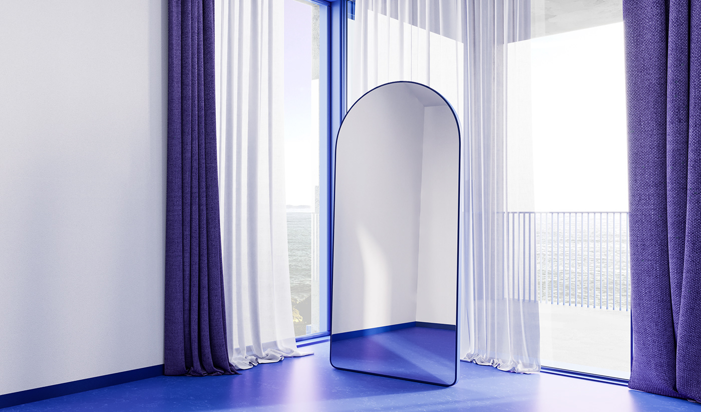 mirror，presbyopic glasses，decorate，