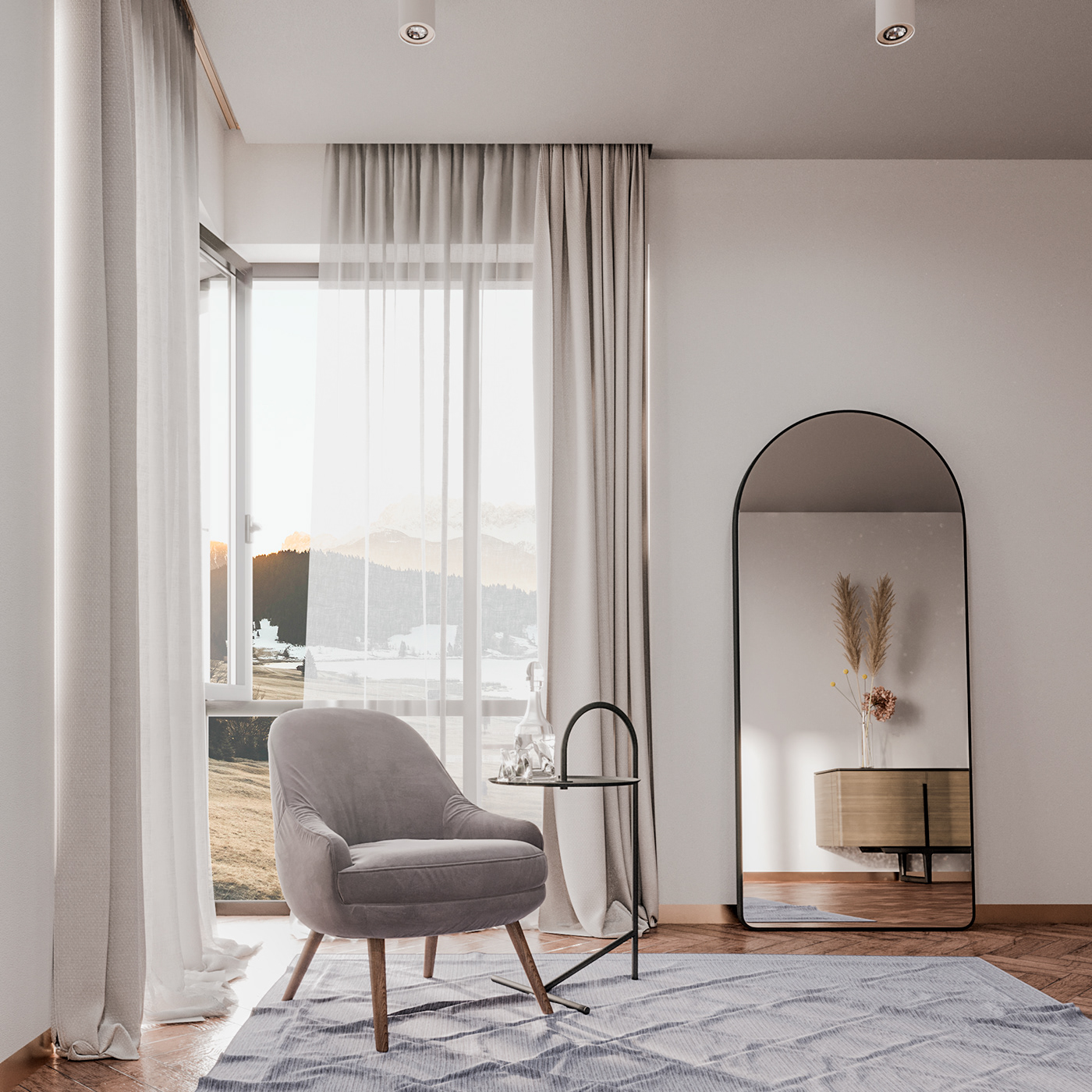 mirror，presbyopic glasses，decorate，