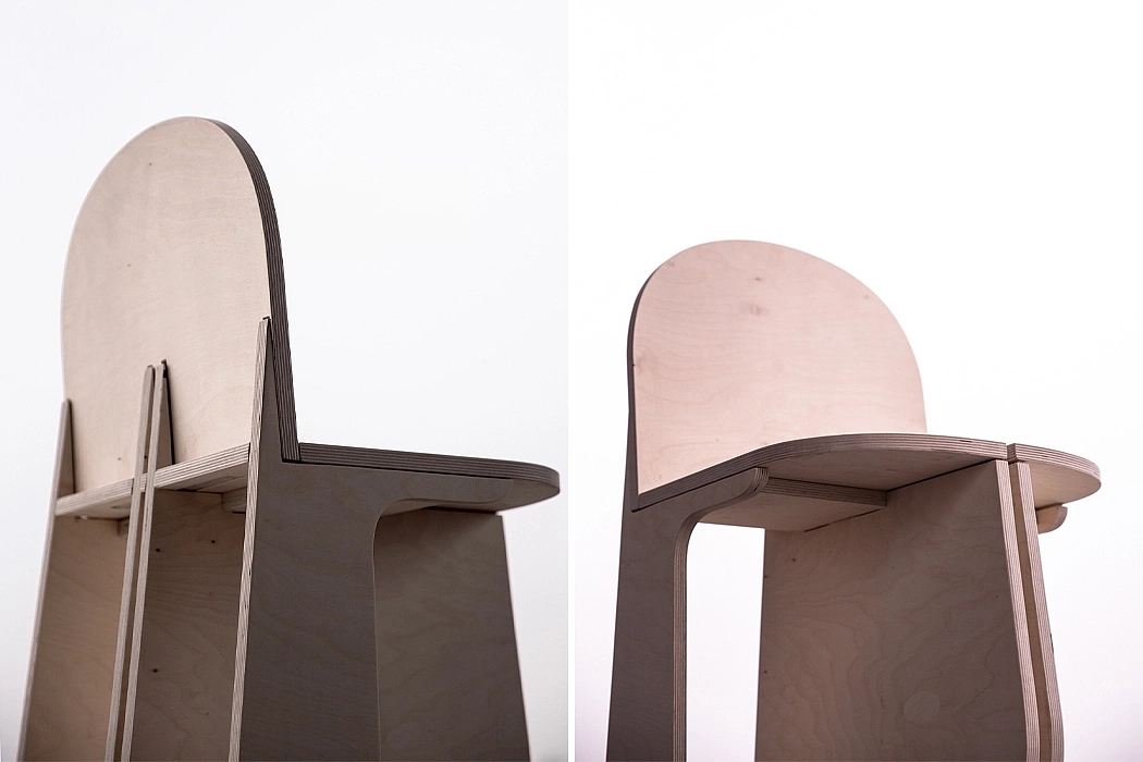chair，assemble，Round leg，