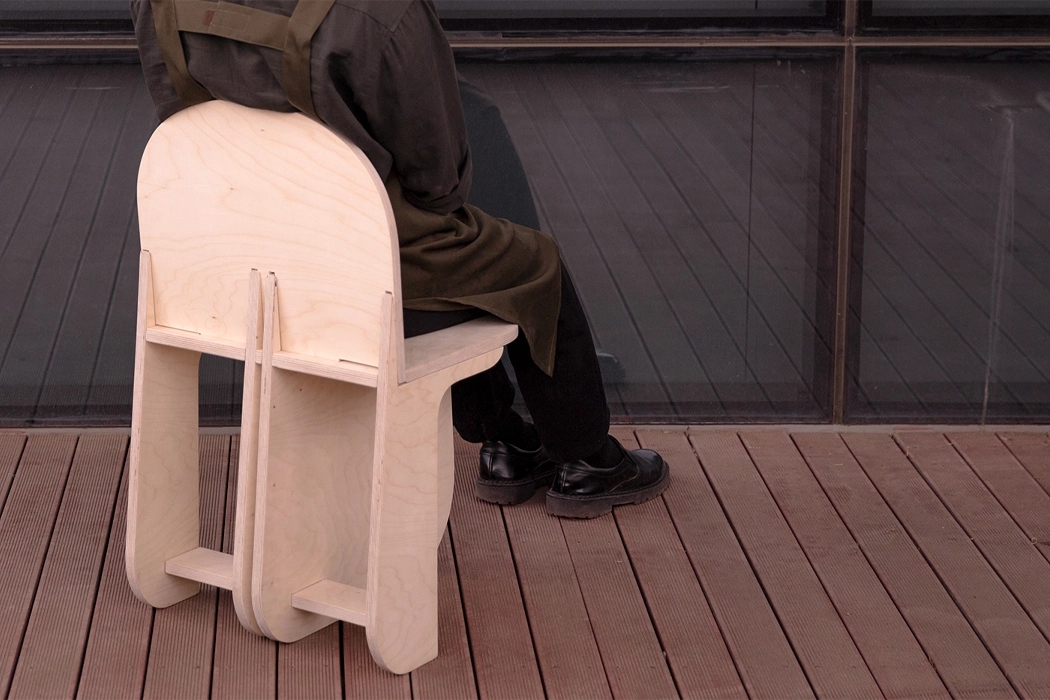 chair，assemble，Round leg，