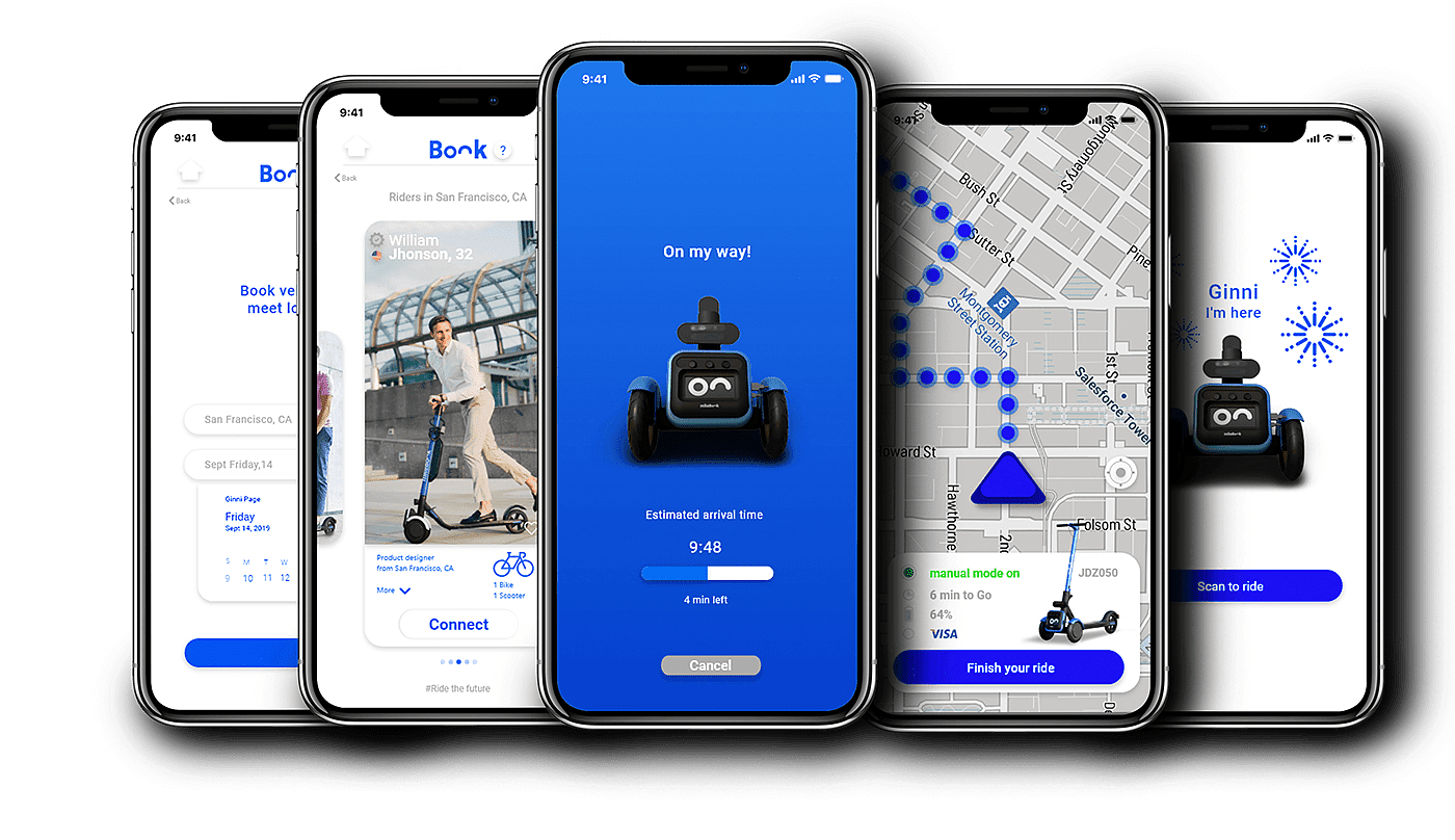community，Scooter，Bicycle，share，app，