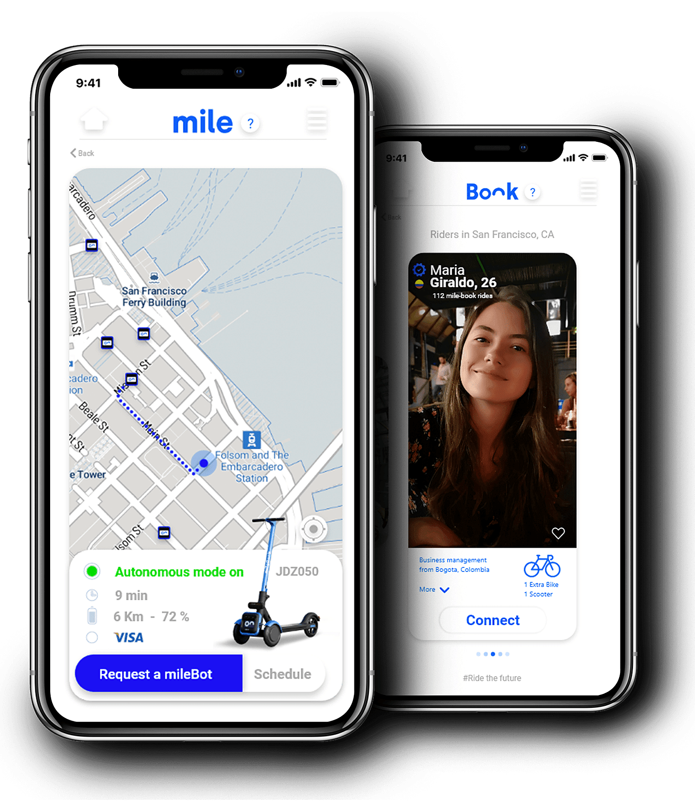 community，Scooter，Bicycle，share，app，
