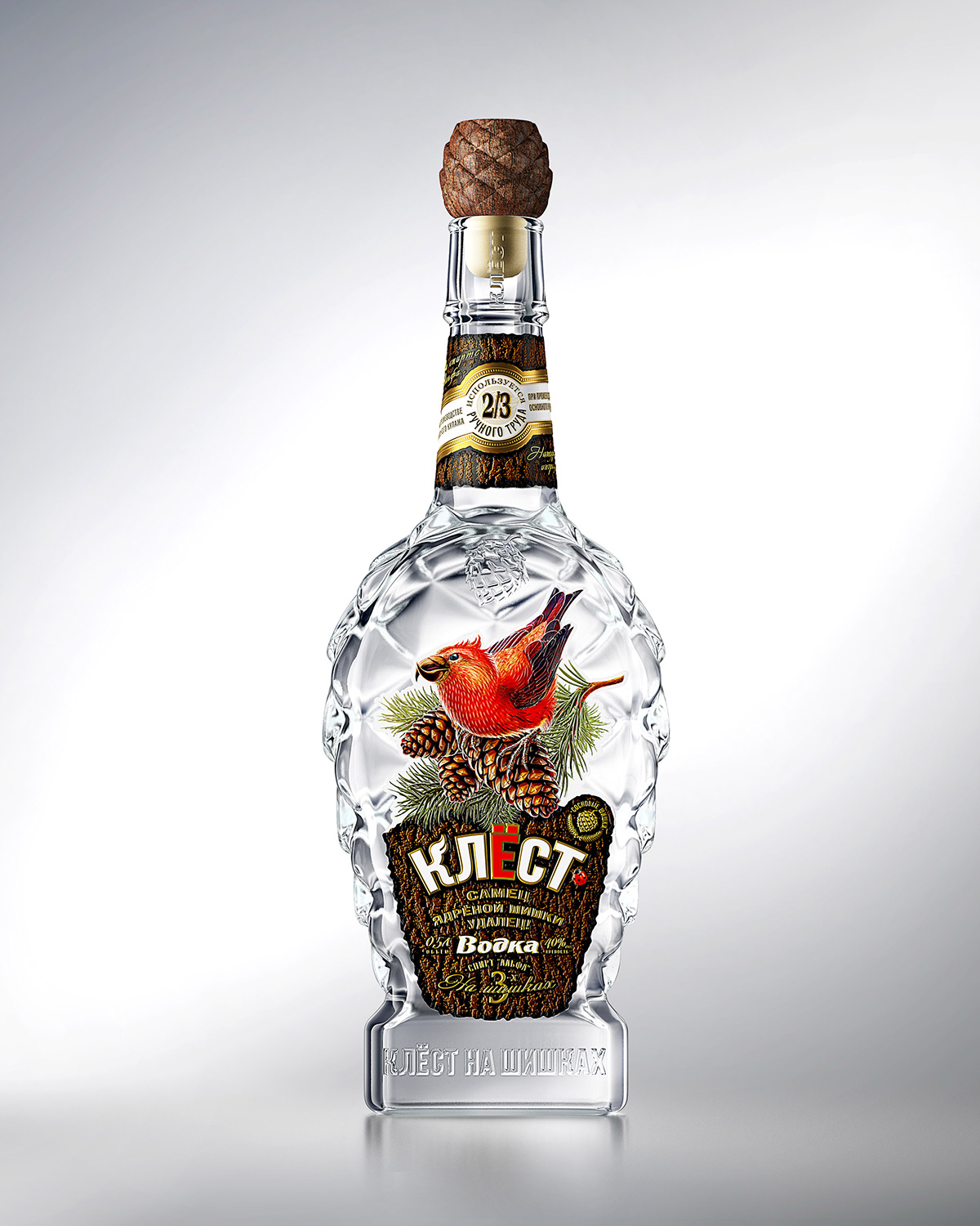 Vodka，The wine bottle，label，