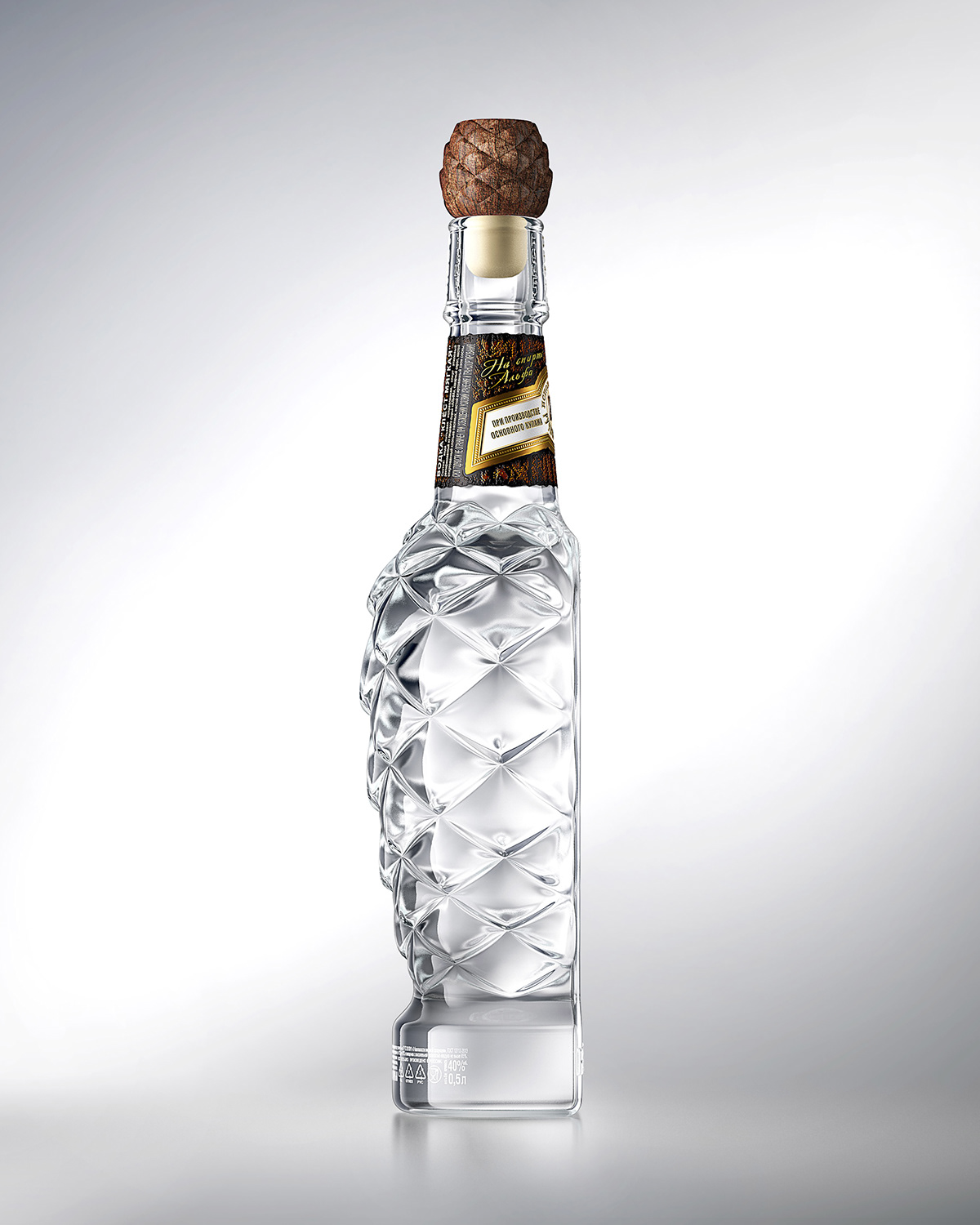 Vodka，The wine bottle，label，