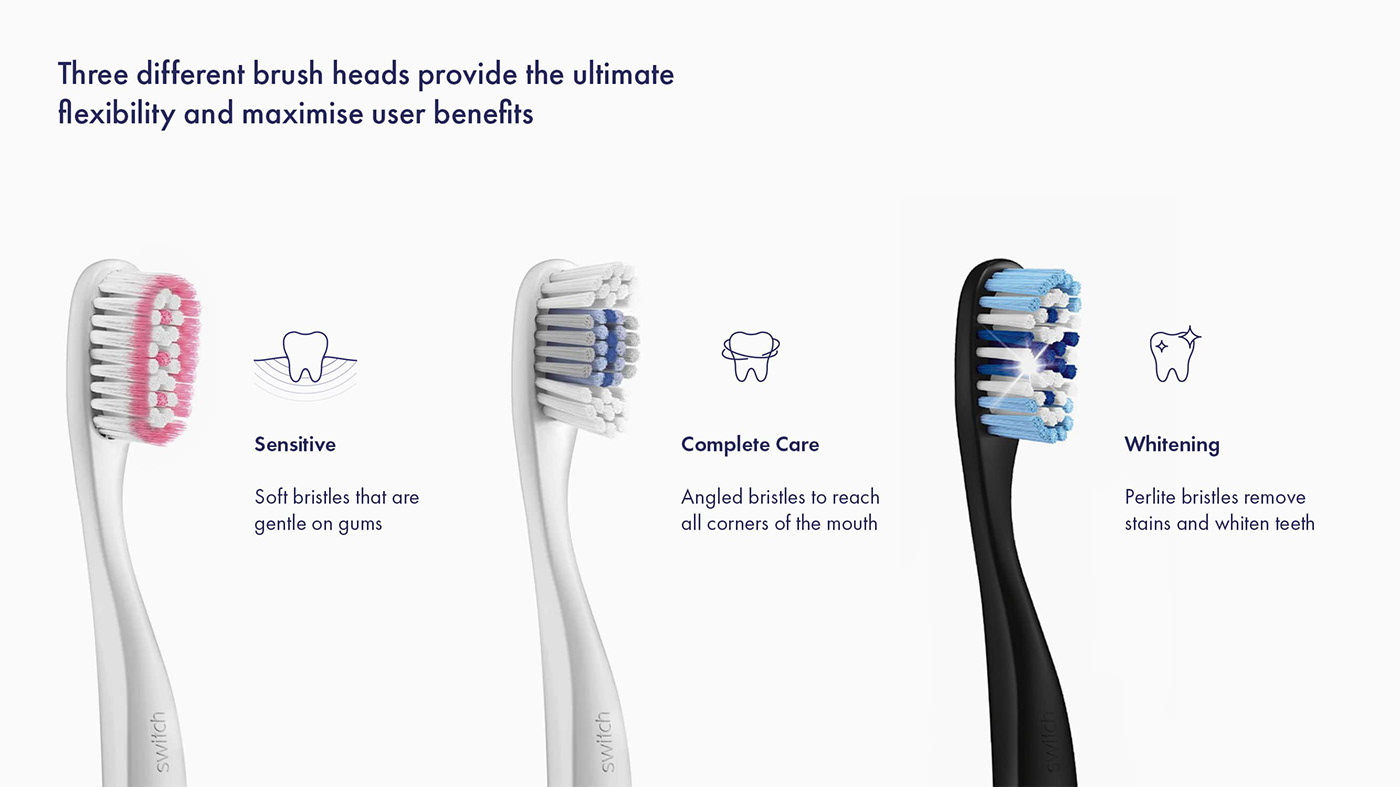 switch，Replace brush head，Manual toothbrush ，