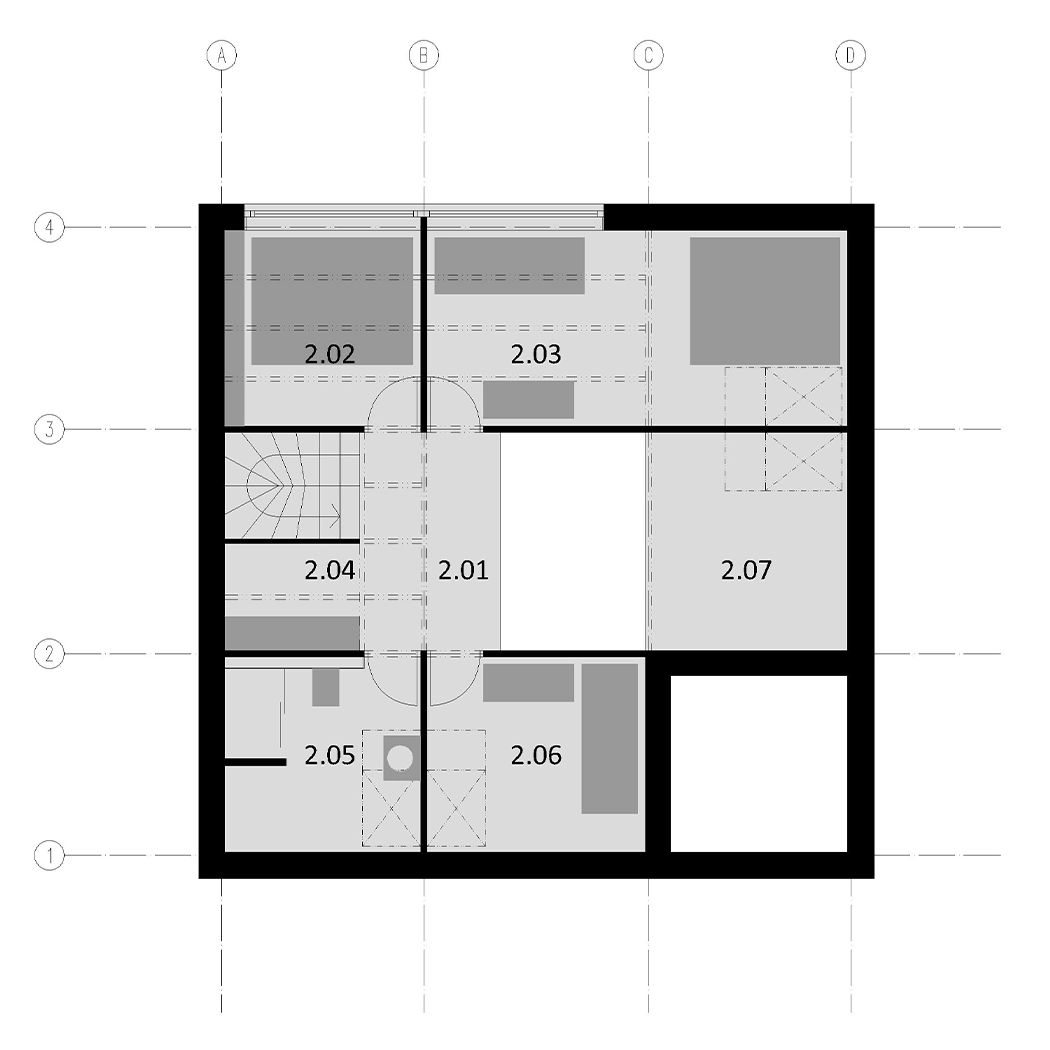 Type a mountain cabin，，Modern flavor，