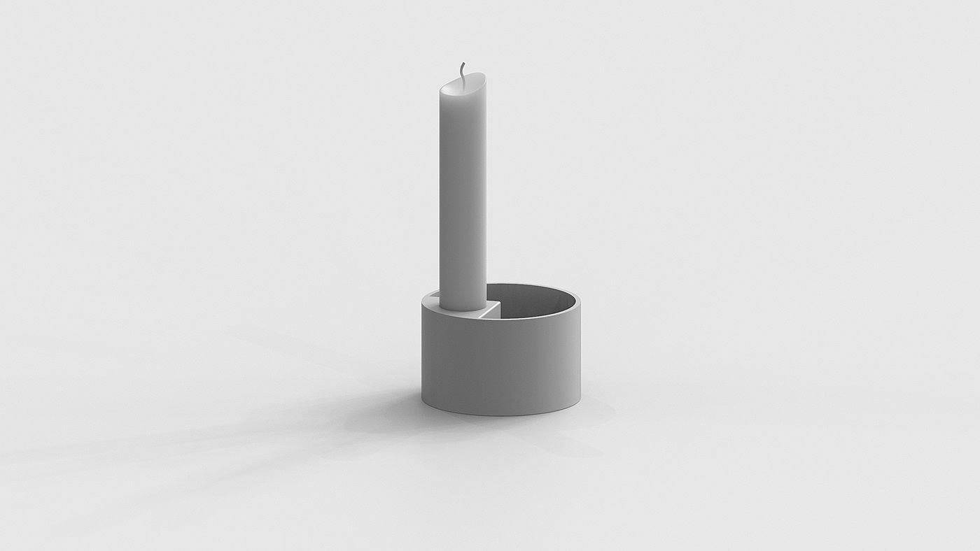 candle，Spiral staircase，Candlestick，