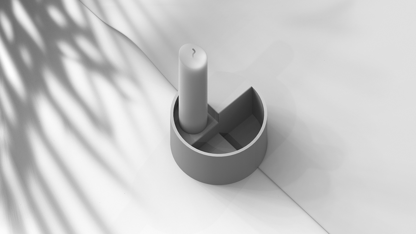 candle，Spiral staircase，Candlestick，