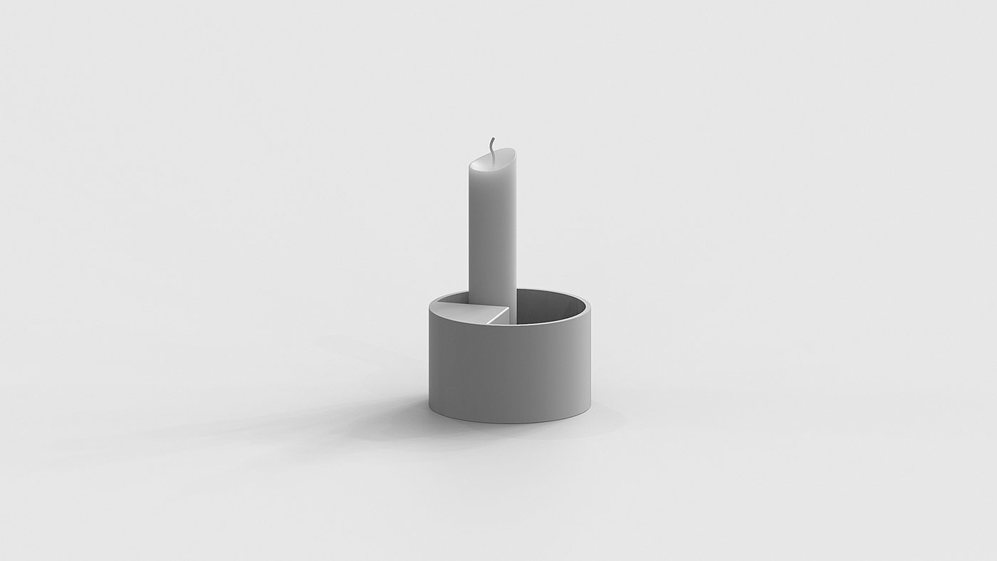 candle，Spiral staircase，Candlestick，