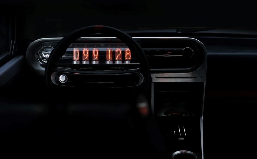 Pony Heritage，Electric vehicle，hatchback ，Retro flavor，