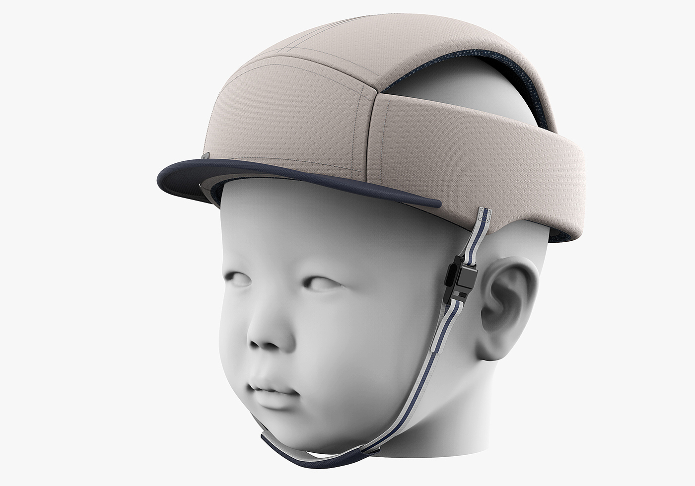 baby，smart cover，Helmet，Magnetic buckle，improve air circulation，