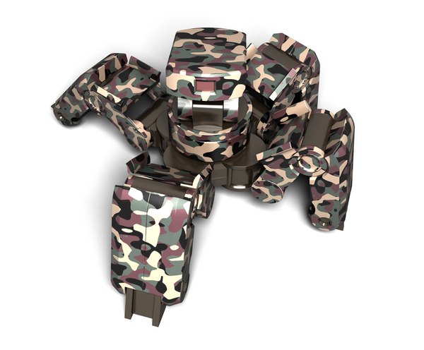 robot，crawl，Hand drawn，