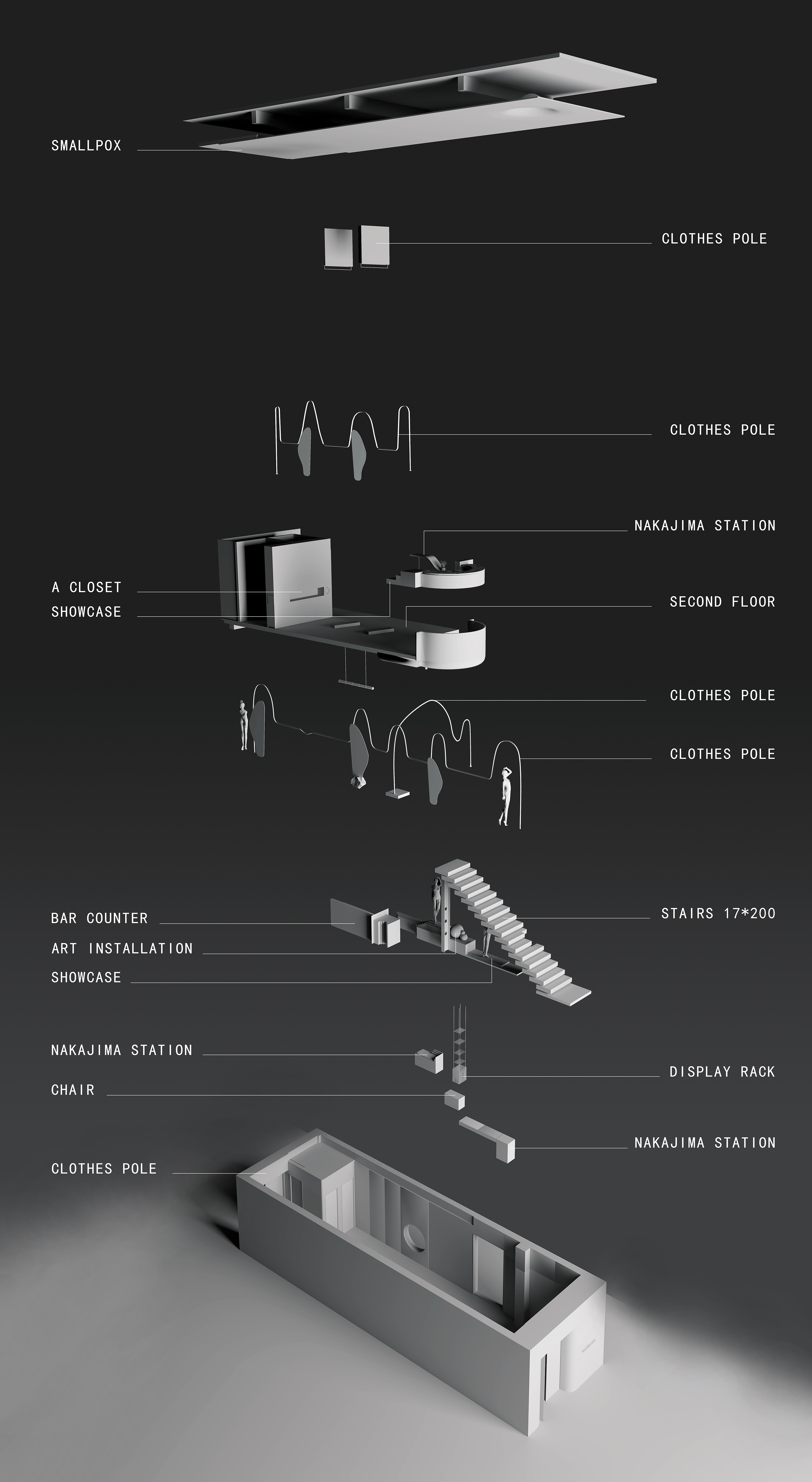 Clothing brand store，Balenciaga clothing brand flagship store，